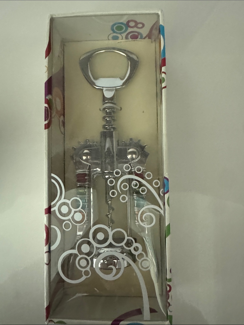 Silver Wing Corkscrew Bottle Opener - Unbranded
